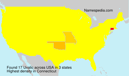Surname Uvalic in USA Surname Uvalic in USA
