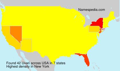 Surname Uvari in USA Surname Uvari in USA