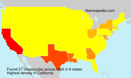 Surname Uwaezuoke in USA Surname Uwaezuoke in USA