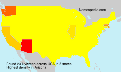 Surname Uyleman in USA Surname Uyleman in USA