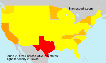Surname Uzair in USA Surname Uzair in USA
