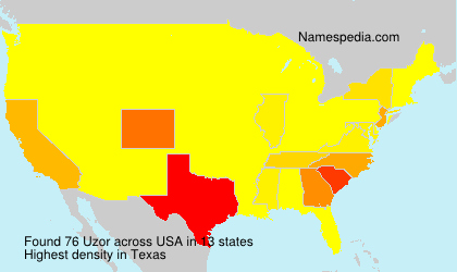Surname Uzor in USA Surname Uzor in USA