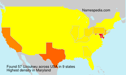 Surname Uzoukwu in USA Surname Uzoukwu in USA