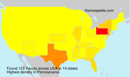 Surname Vacula in USA Surname Vacula in USA