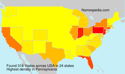 Surname Vadas in USA Surname Vadas in USA