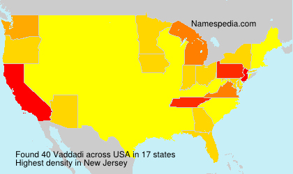 Surname Vaddadi in USA Surname Vaddadi in USA