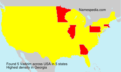 Surname Vadzim in USA Surname Vadzim in USA