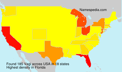 Surname Vagi in USA Surname Vagi in USA