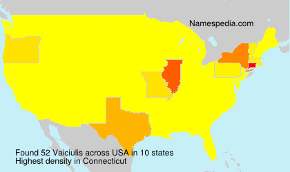 Surname Vaiciulis in USA Surname Vaiciulis in USA