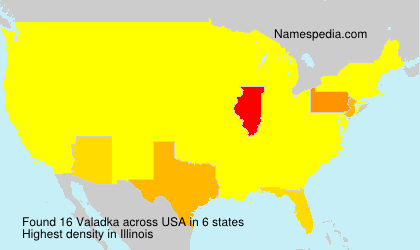Surname Valadka in USA Surname Valadka in USA
