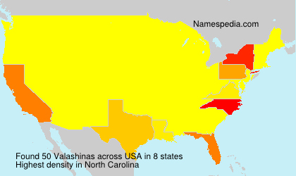 Surname Valashinas in USA Surname Valashinas in USA