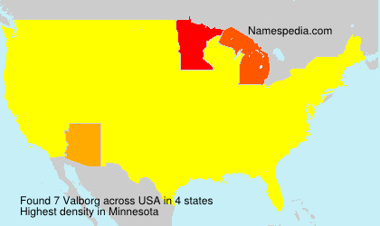 Surname Valborg in USA Surname Valborg in USA