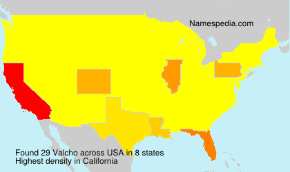 Surname Valcho in USA Surname Valcho in USA