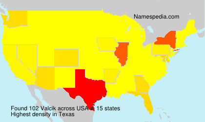 Surname Valcik in USA Surname Valcik in USA
