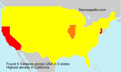Surname Valdares in USA
