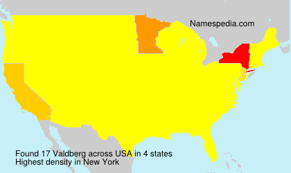Surname Valdberg in USA Surname Valdberg in USA