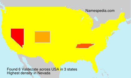 Surname Valdezate in USA Surname Valdezate in USA