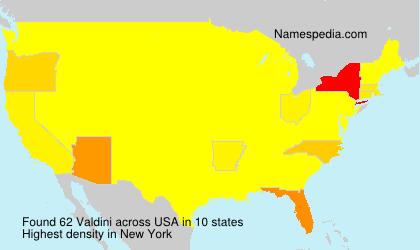Surname Valdini in USA Surname Valdini in USA