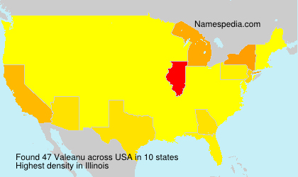 Surname Valeanu in USA Surname Valeanu in USA