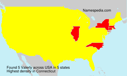 Surname Valerly in USA Surname Valerly in USA