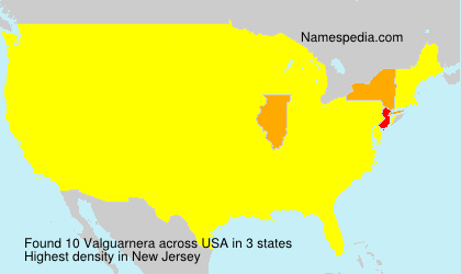 Surname Valguarnera in USA Surname Valguarnera in USA
