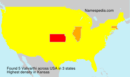 Surname Valivarthi in USA Surname Valivarthi in USA