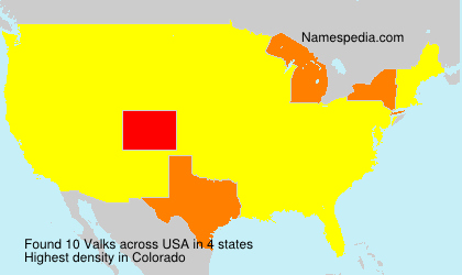 Surname Valks in USA Surname Valks in USA