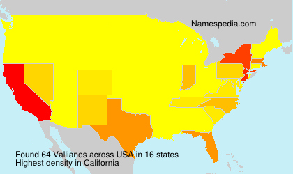 Surname Vallianos in USA Surname Vallianos in USA