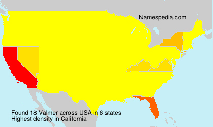 Surname Valmer in USA Surname Valmer in USA