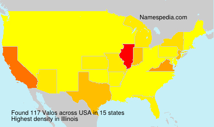 Surname Valos in USA Surname Valos in USA