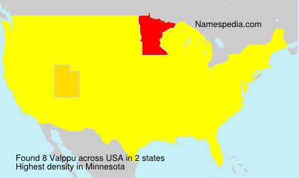 Surname Valppu in USA Surname Valppu in USA