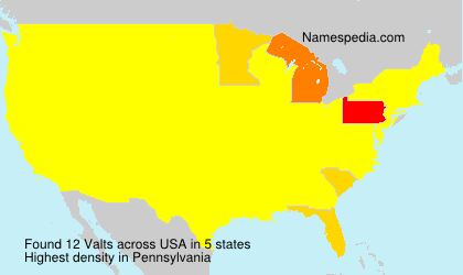 Surname Valts in USA Surname Valts in USA