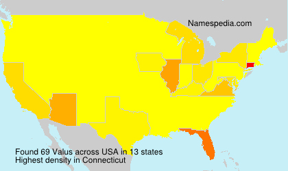 Surname Valus in USA Surname Valus in USA
