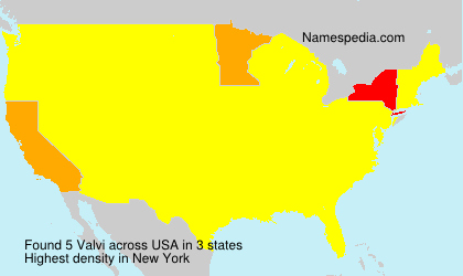 Surname Valvi in USA Surname Valvi in USA