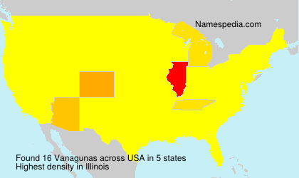 Surname Vanagunas in USA Surname Vanagunas in USA