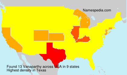 Surname Vanaparthy in USA Surname Vanaparthy in USA