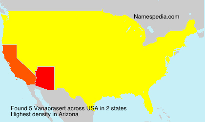 Surname Vanaprasert in USA Surname Vanaprasert in USA