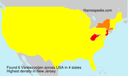 Surname Vanbezooijen in USA Surname Vanbezooijen in USA