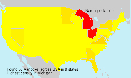 Surname Vanboxel in USA Surname Vanboxel in USA