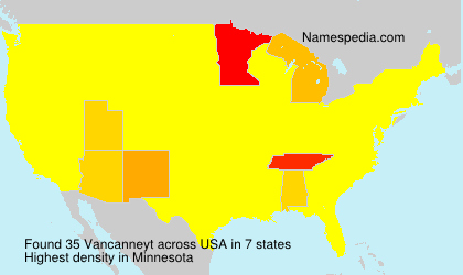 Surname Vancanneyt in USA Surname Vancanneyt in USA