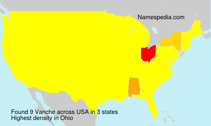 Surname Vanche in USA Surname Vanche in USA