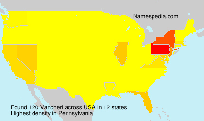 Surname Vancheri in USA Surname Vancheri in USA
