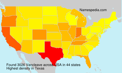 Surname Vancleave in USA Surname Vancleave in USA