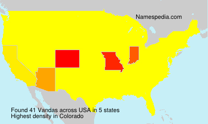 Surname Vandas in USA Surname Vandas in USA