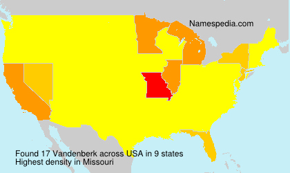 Surname Vandenberk in USA Surname Vandenberk in USA