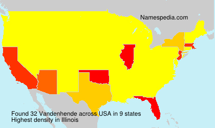Surname Vandenhende in USA Surname Vandenhende in USA