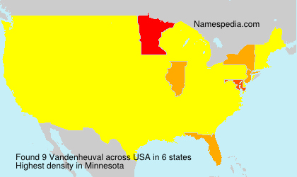 Surname Vandenheuval in USA Surname Vandenheuval in USA