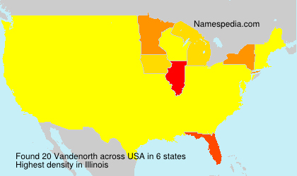 Surname Vandenorth in USA Surname Vandenorth in USA