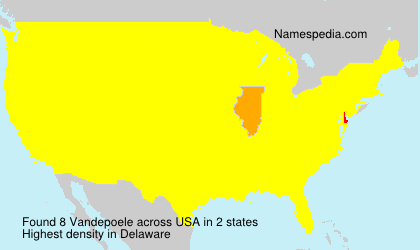 Surname Vandepoele in USA Surname Vandepoele in USA