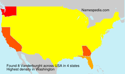 Surname Vanderburght in USA Surname Vanderburght in USA
